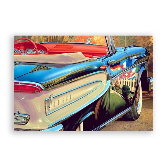Tablou Canvas - Masina, Retro, Oldtimer, Cabriolet - - Roveli
