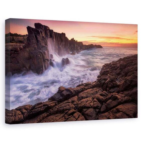 Tablou canvas - Zid langa mare, Peisaj, Australia, Peisaj, Apa - - Roveli