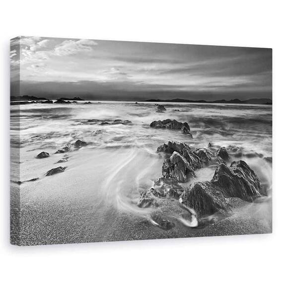 Tablou canvas - La Rompiente, Peisaj, Spania, Coasta, Mare, Marime: 80 x 120 cm - - Roveli