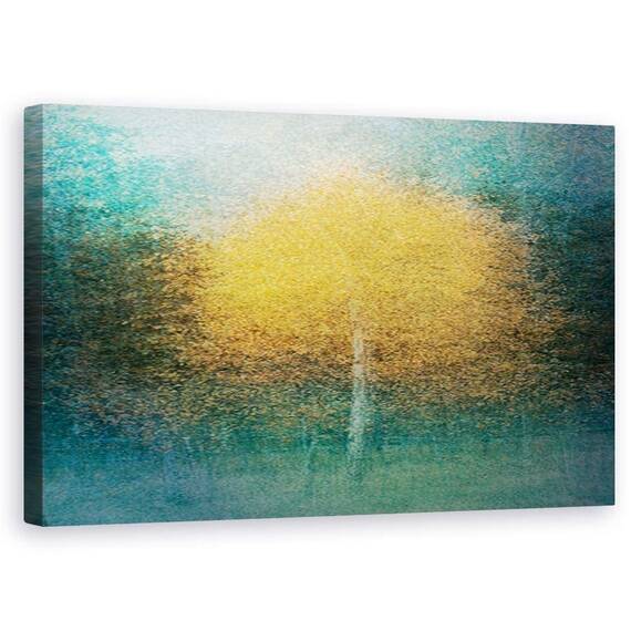 Tablou Canvas - Tanar La Inima, Copac, Toamna, Suedia, Pictorial, Padure - - Roveli