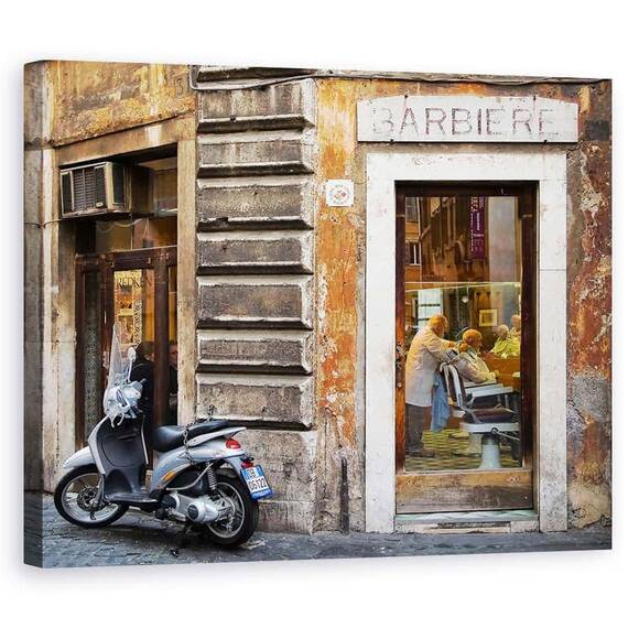Tablou Canvas - Barbier, Marime: 60 x 75 cm - - Roveli