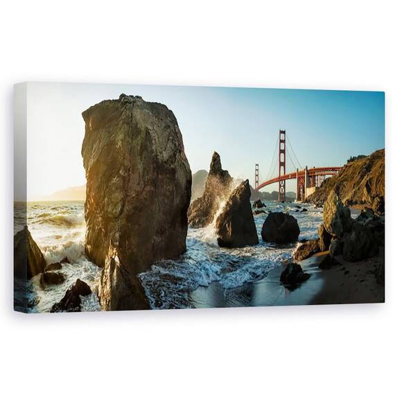 Tablou Canvas - Podul Golden Gate, Marime: 50 x 100 cm - - Roveli