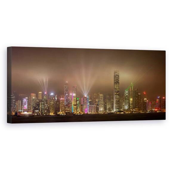 Tablou Canvas - Insula Hong Kong, Marime: 30 x 90 cm - - Roveli