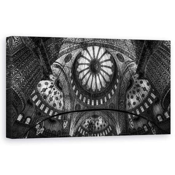 Tablou Canvas - Istanbul - Moscheea Albastra, Marime: 50 x 100 cm - - Roveli