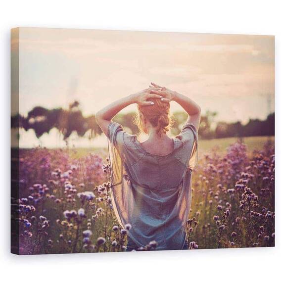 Tablou Canvas - Apus De Soare, Marime: 60 x 75 cm - - Roveli