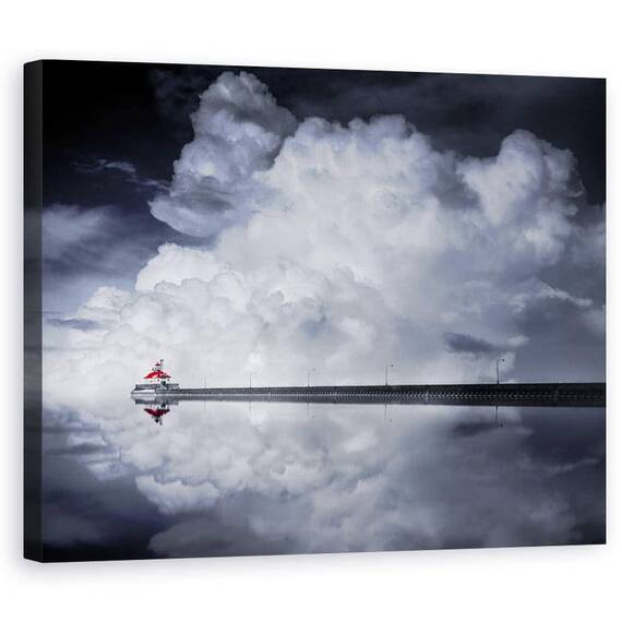 Tablou Canvas - Desenul Norilor, Marime: 60 x 75 cm - - Roveli