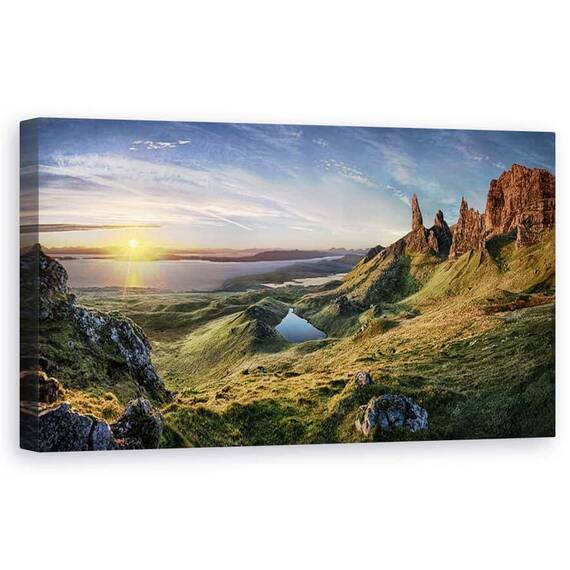 Tablou Canvas - Batranul Din Storr, Marime: 50 x 100 cm - - Roveli