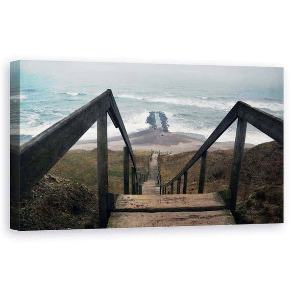Tablou Canvas - Coasta De Vest, Marime: 50 x 100 cm - - Roveli