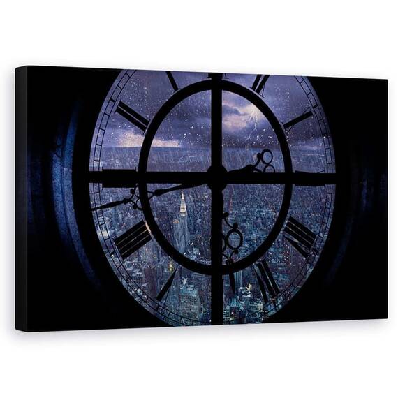 Tablou Canvas - Gotham Vazut De Sus, Marime: 50 x 80 cm - - Roveli