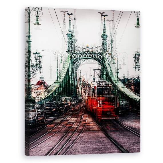 Tablou Canvas - In Tramvai, Marime: 60 x 75 cm - - Roveli
