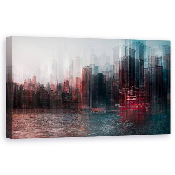 Tablou Canvas - Pe Raul Hudson, Marime: 50 x 100 cm - - Roveli