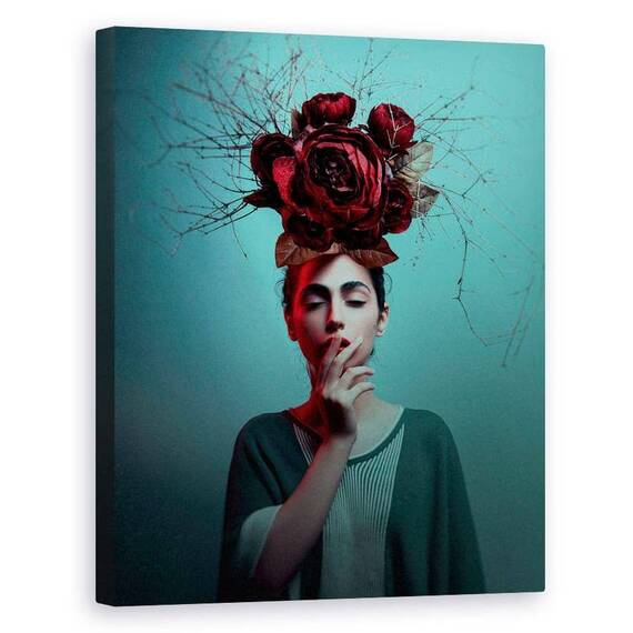Tablou Canvas - Floare, Marime: 60 x 75 cm - - Roveli