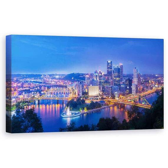 Tablou Canvas - Orasul Otelului, Marime: 50 x 100 cm - - Roveli
