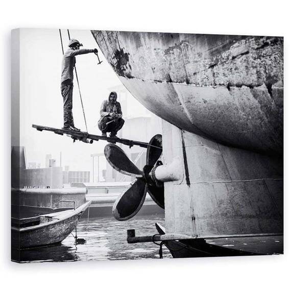 Tablou Canvas - Santierul Naval Dacca, Marime: 60 x 75 cm - - Roveli