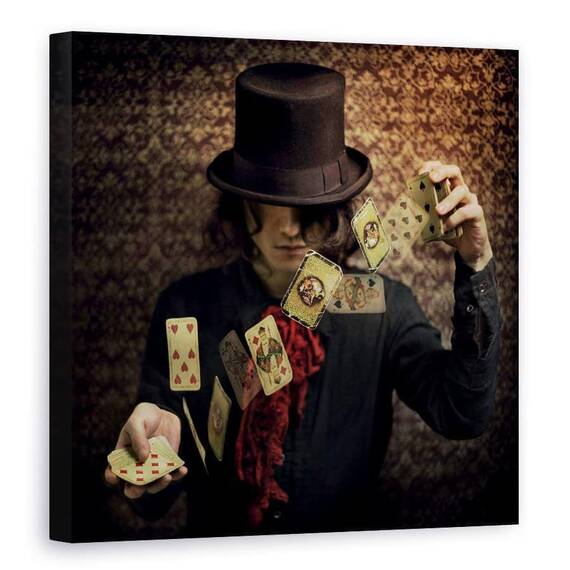 Tablou Canvas - Incearca-Ti Norocul, Marime: 90 x 90 cm - - Roveli