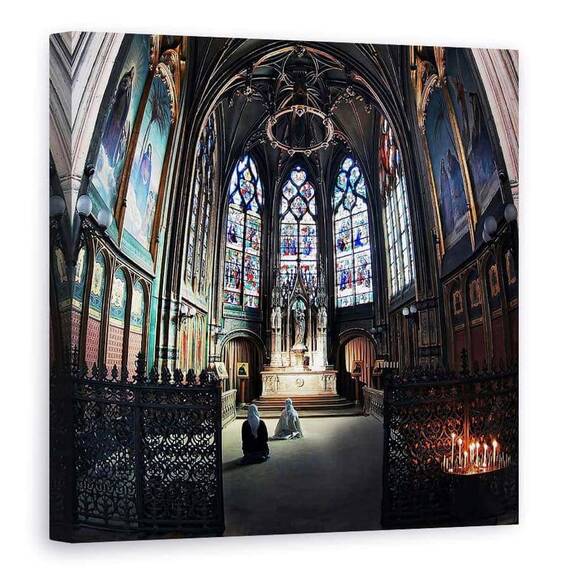 Tablou Canvas - Adorare, Marime: 90 x 90 cm - - Roveli