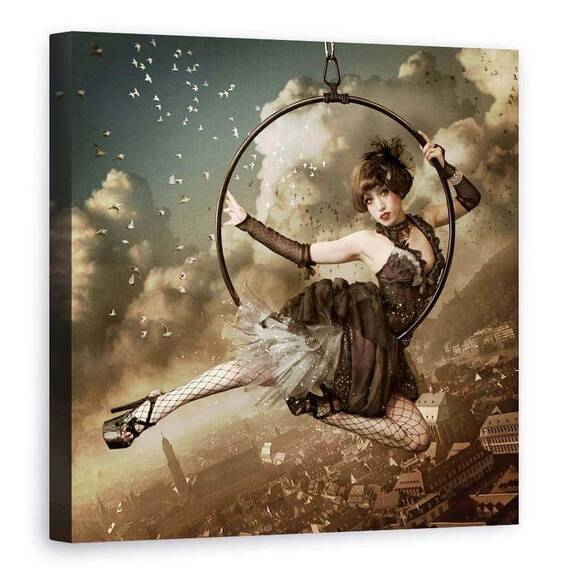 Tablou Canvas - Cel Mai Mare Spectacol De Pe Cer, Marime: 90 x 90 cm - - Roveli