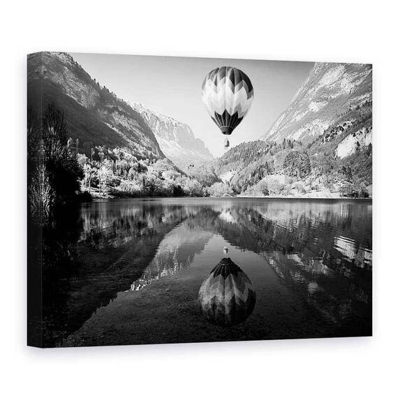 Tablou Canvas - La Mongolfiera, Marime: 75 x 100 cm - - Roveli