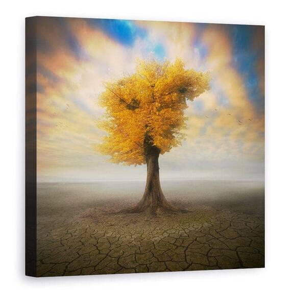 Tablou Canvas - Singuratic, Marime: 90 x 90 cm - - Roveli