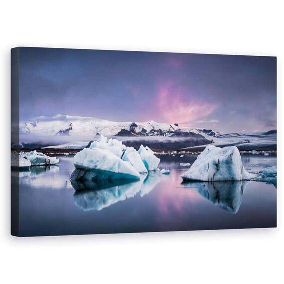 Tablou Canvas - Laguna Ghetarului, Marime: 50 x 80 cm - - Roveli