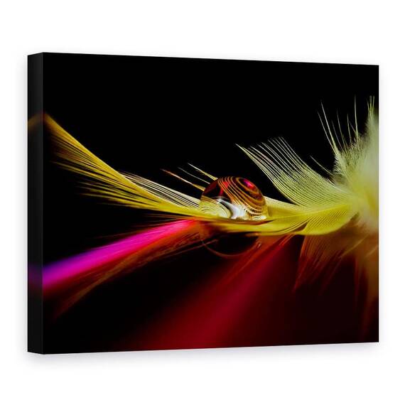 Tablou Canvas - Culori In Picatura, Marime: 75 x 100 cm - - Roveli
