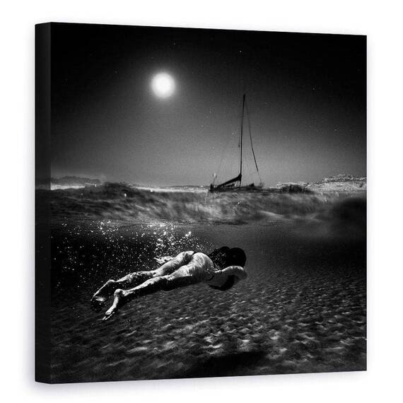 Tablou Canvas - Scufundare, Marime: 90 x 90 cm - - Roveli