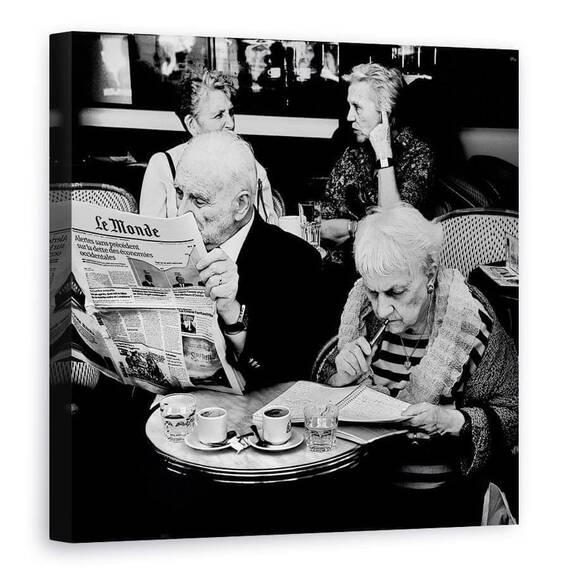 Tablou Canvas - Implicare, Marime: 90 x 90 cm - - Roveli