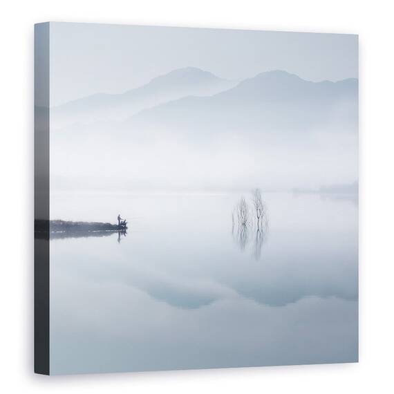 Tablou Canvas - Tacerea Albastra, Marime: 90 x 90 cm - - Roveli