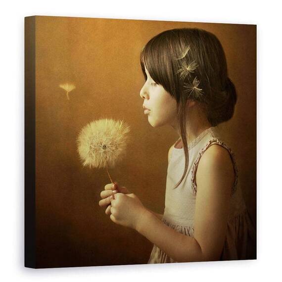 Tablou Canvas - Poemul Unei Papadii, Marime: 90 x 90 cm - - Roveli