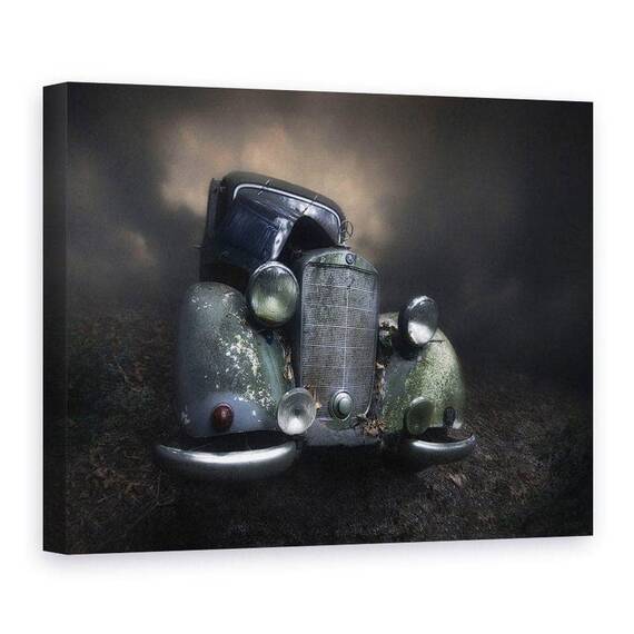 Tablou Canvas - Benz, Marime: 75 x 100 cm - - Roveli
