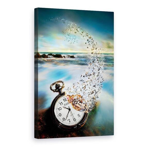 Tablou Canvas - Timp Pierdut, Marime: 60 x 90 cm - - Roveli