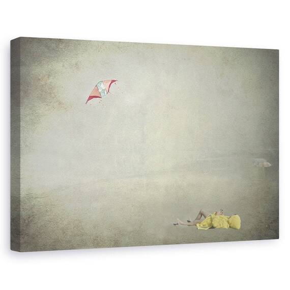 Tablou Canvas - Gandurile Zboara, Marime: 60 x 90 cm - - Roveli