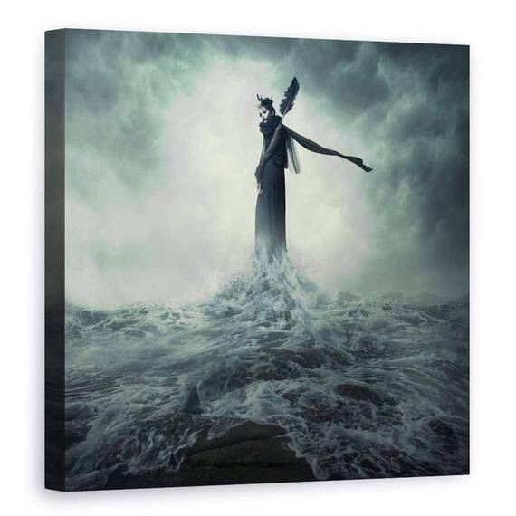Tablou Canvas - Regina Intunericului, Marime: 90 x 90 cm - - Roveli