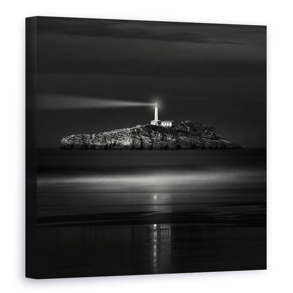 Tablou Canvas - Lumina Care Ne Ghideaza, Marime: 90 x 90 cm - - Roveli