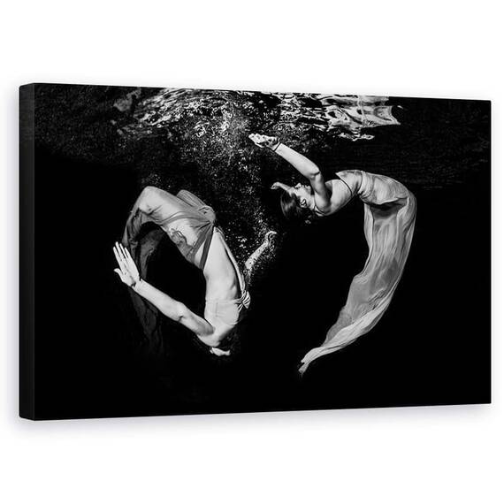 Tablou Canvas - Gratie Subacvatica, Marime: 50 x 80 cm - - Roveli