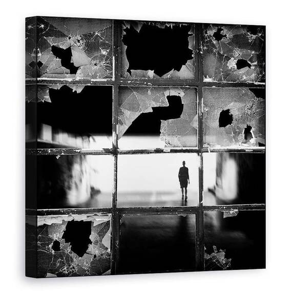 Tablou Canvas - Fracturi, Marime: 90 x 90 cm - - Roveli
