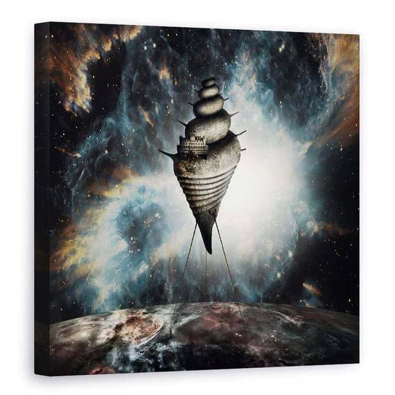 Tablou Canvas - Casa De Vis, Marime: 90 x 90 cm - - Roveli