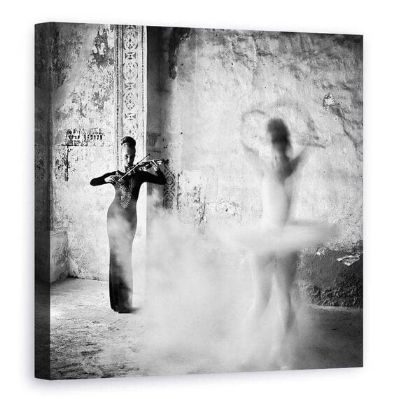 Tablou Canvas - Danseaza, Marime: 90 x 90 cm - - Roveli