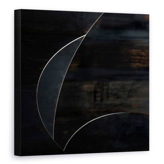 Tablou Canvas - Luna Albastra, Marime: 90 x 90 cm - - Roveli