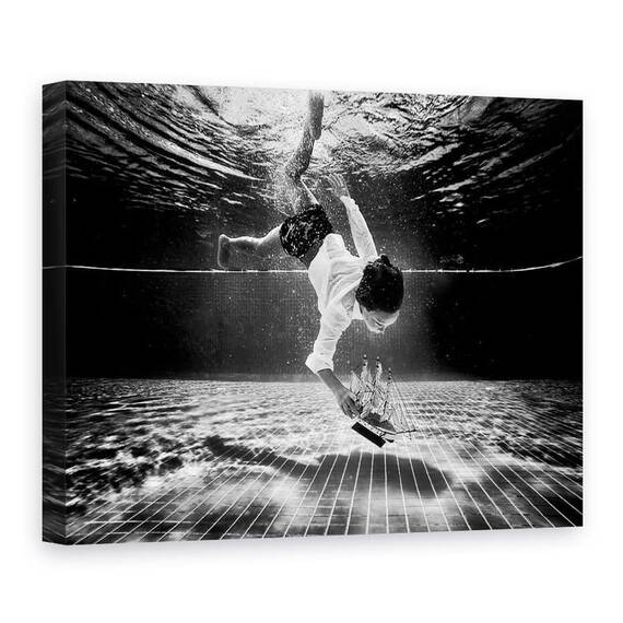 Tablou Canvas - Mercan, Marime: 75 x 100 cm - - Roveli