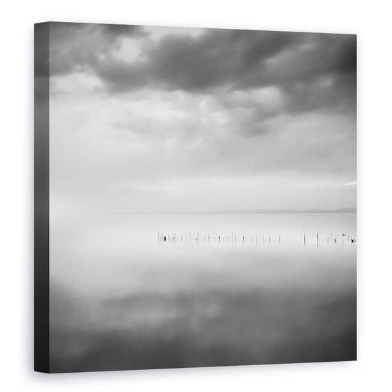 Tablou Canvas - Saizeci De Nuante De Gri, Marime: 90 x 90 cm - - Roveli