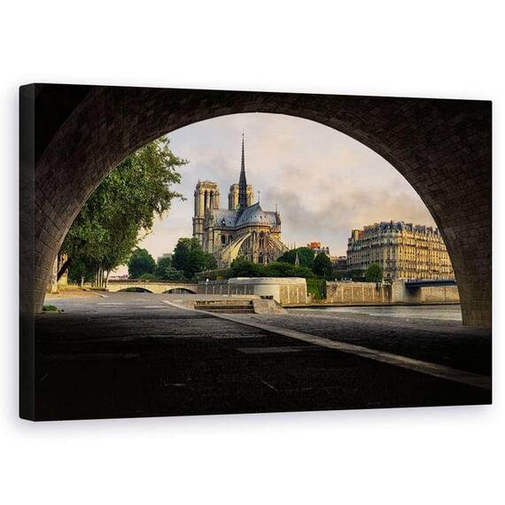 Tablou Canvas - Parisul Devreme, Marime: 50 x 80 cm - - Roveli