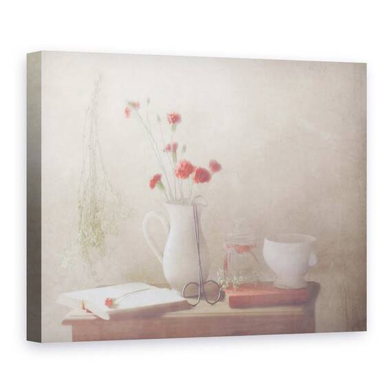 Tablou Canvas - Florile Rosii, Marime: 75 x 100 cm - - Roveli