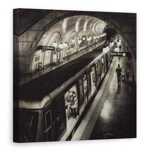 Tablou Canvas - Ultimul Metrou, Marime: 90 x 90 cm - - Roveli