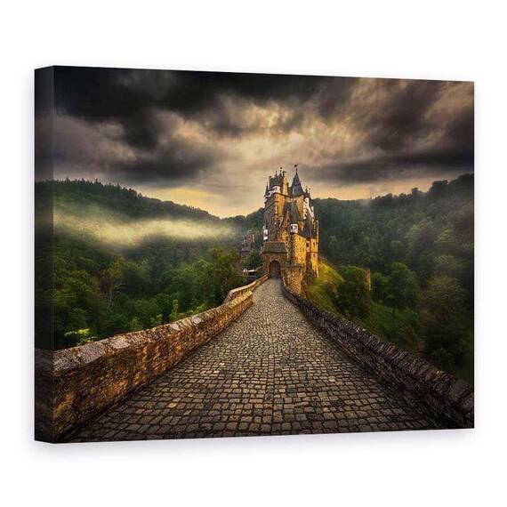 Tablou Canvas - Eltz, Marime: 75 x 100 cm - - Roveli