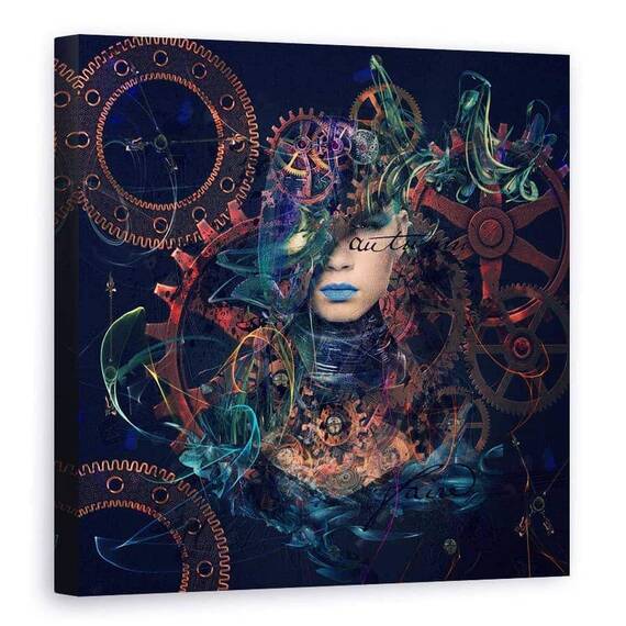 Tablou Canvas - Reincarnare, Marime: 90 x 90 cm - - Roveli