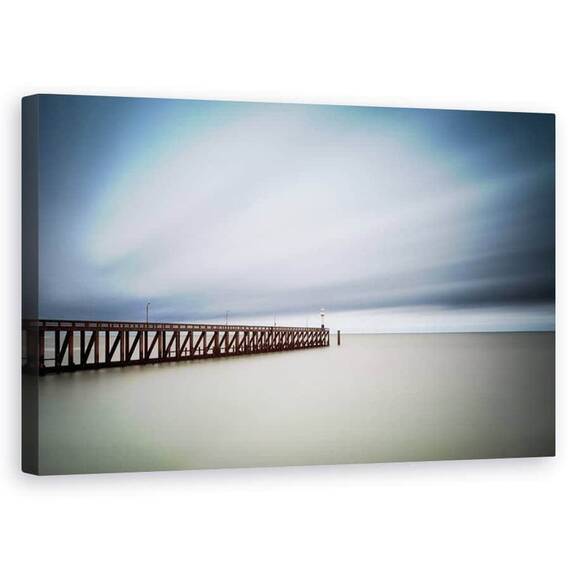 Tablou Canvas - Pier Blankenberge, Marime: 50 x 80 cm - - Roveli