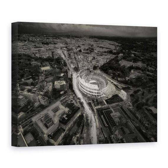 Tablou Canvas - Toate Drumurile Duc La Roma, Marime: 75 x 100 cm - - Roveli