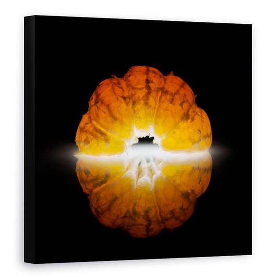 Tablou Canvas - Mandarine, Marime: 90 x 90 cm - - Roveli