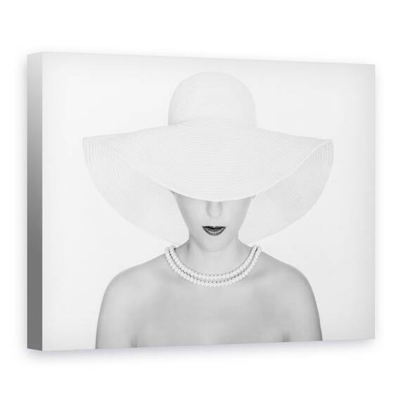 Tablou Canvas - Alb Pur, Marime: 75 x 100 cm - - Roveli